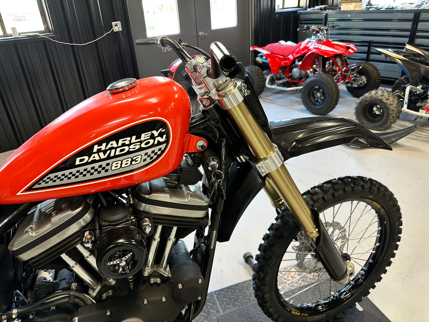 Sportster / Dirtster Invert Fork Triple Clamps