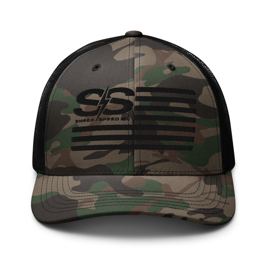 Camo trucker hat